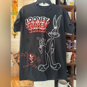Looney Tunes Black T-Shirt Men’s small